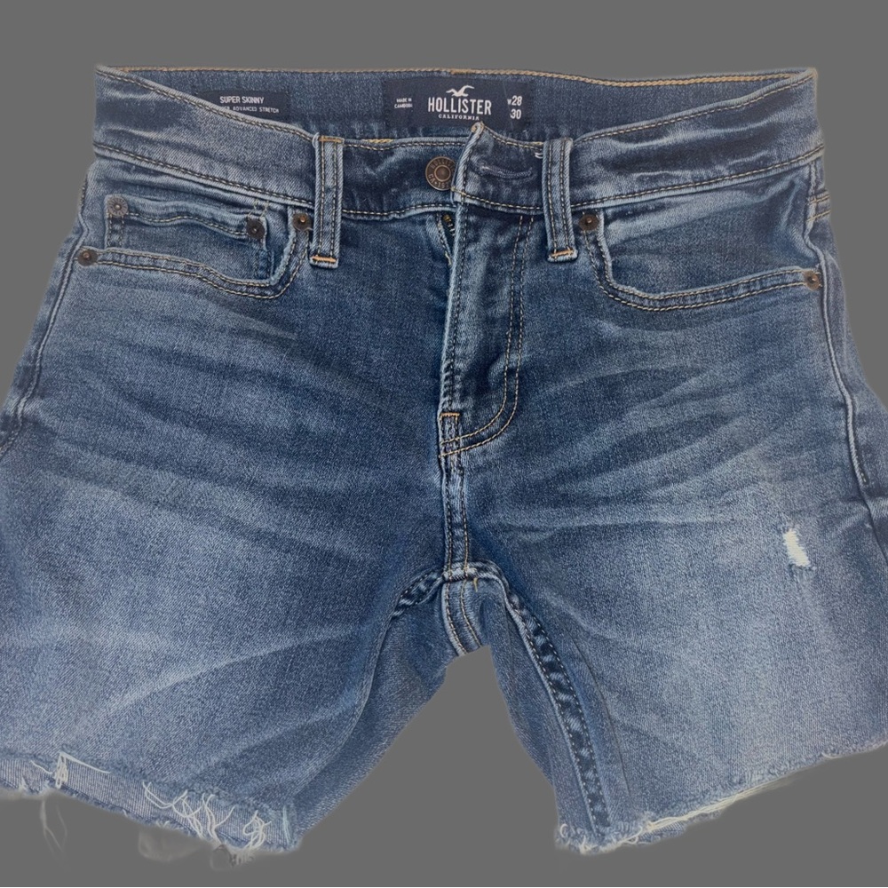 Hollister Blue Denim Shorts